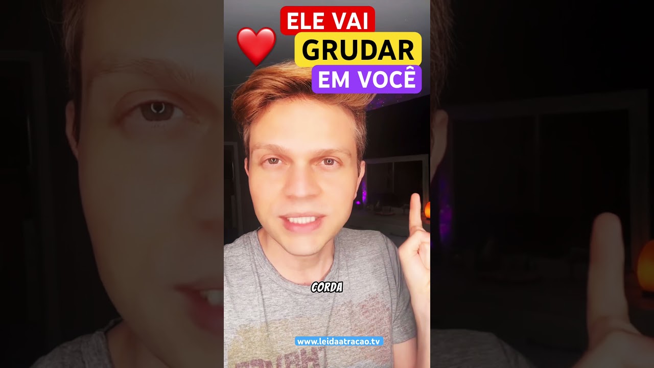 Técnica para uma Pessoa Grudar em VOCÊ 