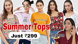 Amazon tops haul | Summer floral tops #amazon #amazonfinds