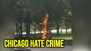 Burning Cross Found in Chicago’s Grant Park, Police Seek Suspect