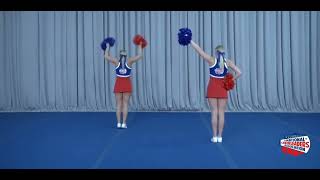 2025 NCA Pom dance back view with counts
