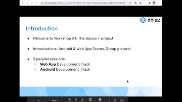 Android & Web App Development Workshop - Day 1 - Introductions & Logistics (Debora)