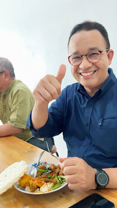 Menu Andalan Anies di Warteg