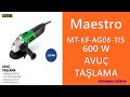 Maestro MT-KF-AG06-115 / Tekzen 600w avuç taşlama spiral makinesi.