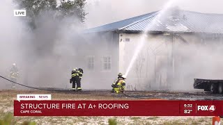 BREAKING NEWS: CAPE CORAL BUSINESS FIRE