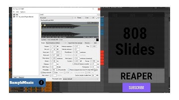 Free 808 Slide Tutorial in Reaper - How to do it the rightway in Reaper No Extra Plugins