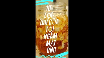 10 Lợi ích của tỏi ngâm mật ong | Vlog Sức Khoẻ | Healthy Vlog|