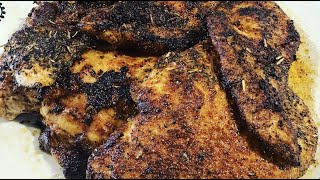 How To Make Blackened Chicken Cutlets