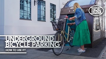 The first automatic underground bicycle parking in Poland has been launched at Norblin Factory