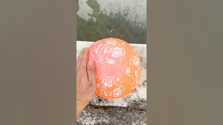 🟣🔴🟢🔵🟡Will a water balloon explode if it rolls down from a tall building 💥🎈 #balloo