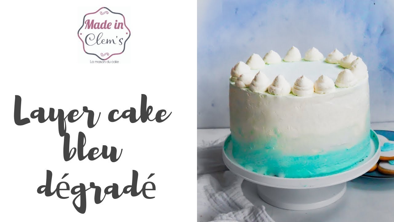 Ombre cake ou gâteau au glaçage dégradé : Recette de Ombre cake ou