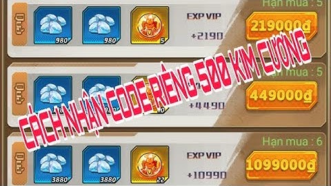 CHIẾN BINH TỐI THƯỢNG CBTT- HƯỚNG DẪN AE NÔNG DÂN CÁCH NHẬN CODE RIÊNG 500 KIM CƯƠNG CỰC KỲ DỄ DÀNG