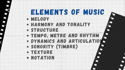 Elements of Music 1 - Melody - GCSE Music