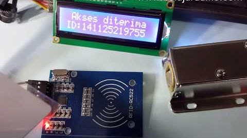 RFID door lock system using Arduino and RC-522