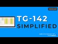 Tg142 simplified