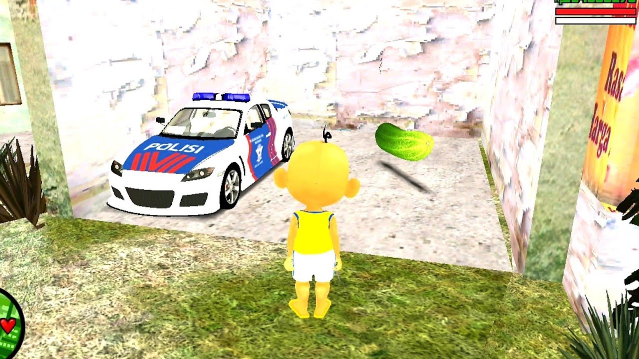 Upin senang dapat Hadiah Mobil Polisi😍 Nuary TV♥️