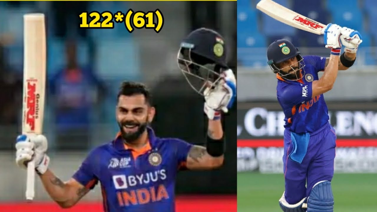 Virat kohli Hits 71st century against Afghanistan | IND vs AFG Asia cup ...