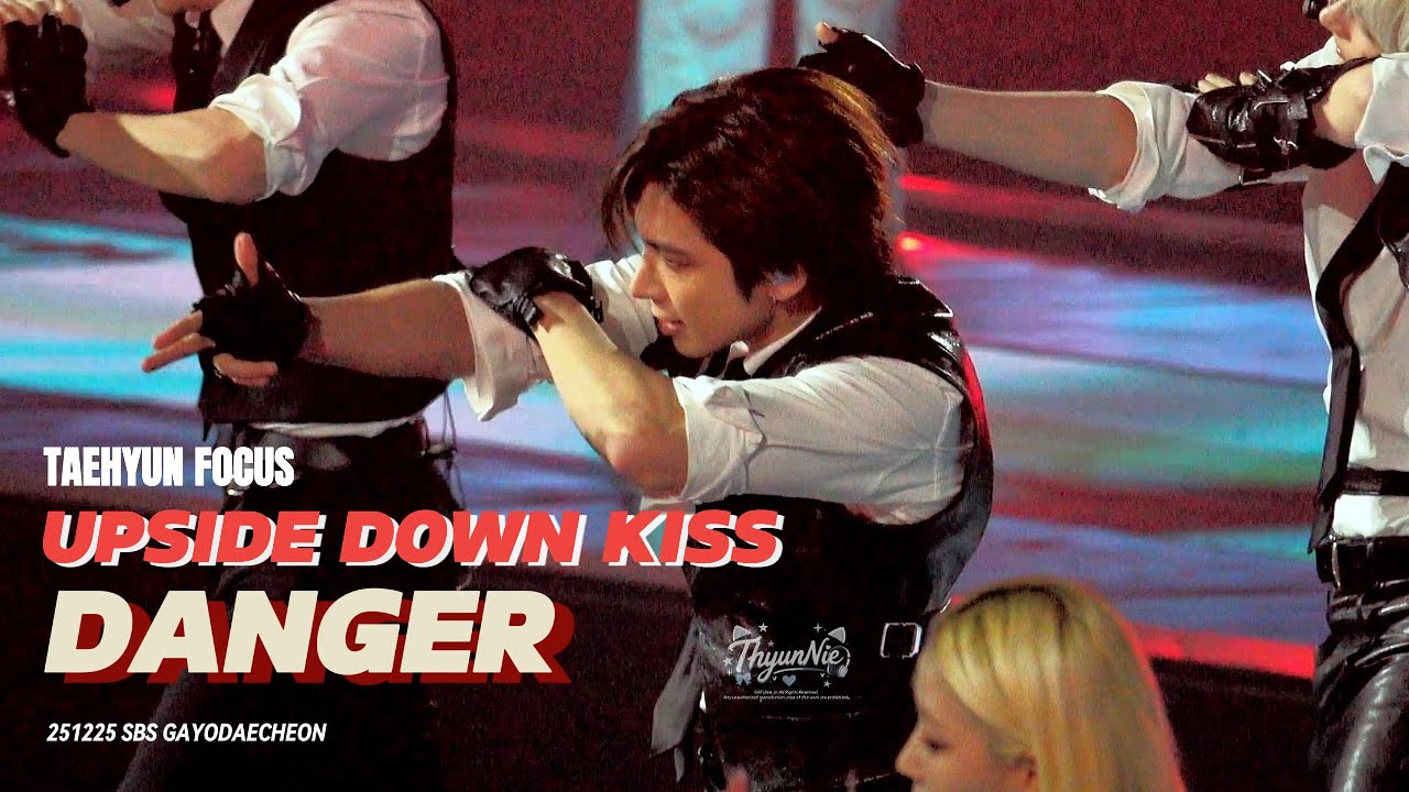 【4K】251225 'UPSIDE DOWN KISS+ DANGER' | SBS GAYODAECHEON| TXT(투모로우바이투게더) | 태현 직캠 TAEHYUN FOCUS
