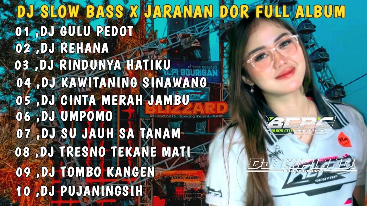 DJ GULU PEDOT X REHANA || SLOW BASS JARANAN DOR FULL ALBUM VIRAL TIKTOK 2025 •DJ KIPLI ID 
