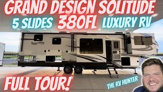 Front Living RV with HALF BATH | 2023 Grand Design Solitude 380FL