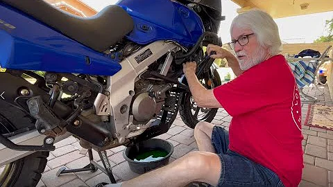 V Strom pre-trip maintenance Pt. 3
