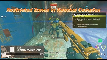Restricted Zones Location In Koschei Complex / Intel Locations In DMZ