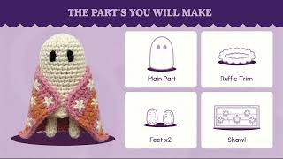 Threadies™ Casper The Ghost Crochet Kit | Part 1: Instructions & Project Overview