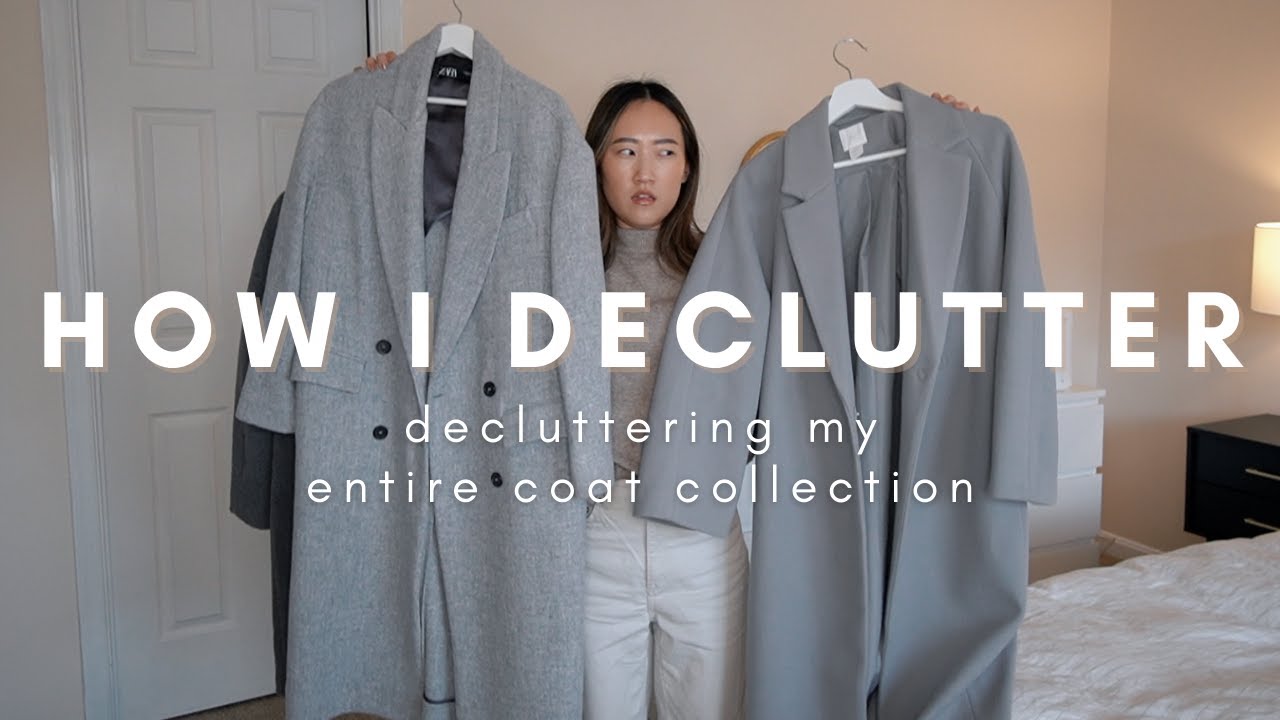DECLUTTERING MY ENTIRE COAT COLLECTION (part 1) | how I declutter my wardrobe