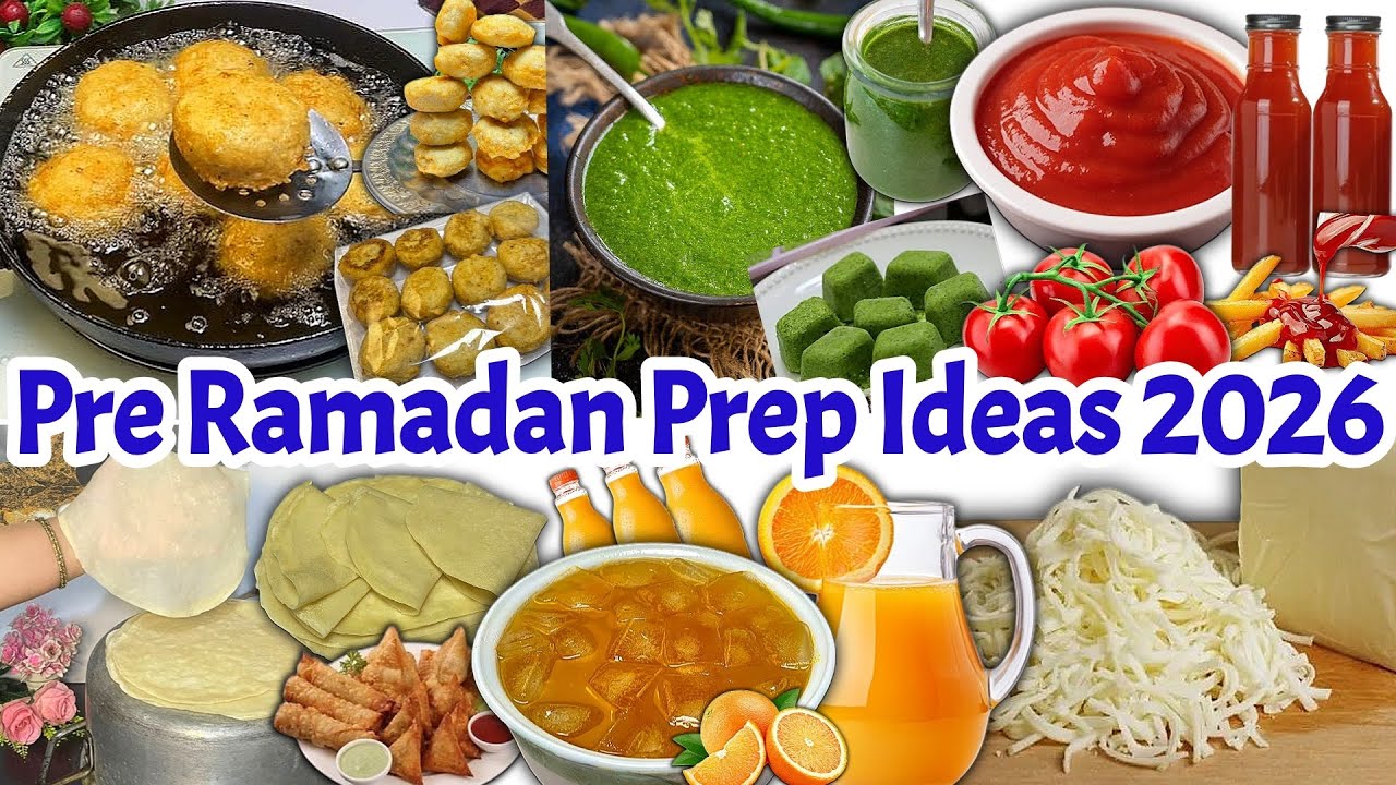 Pre-Ramadan Prep Ideas 2026 | Ramzan Preparations| Make & Store Recipes | Kitchen Tips | Viral Hacks