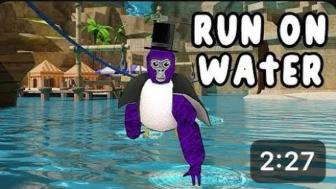 RUNNING ON WATER IN GORILLA TAG (Jesus Run Tutorial) Meta Oculus Quest 2
