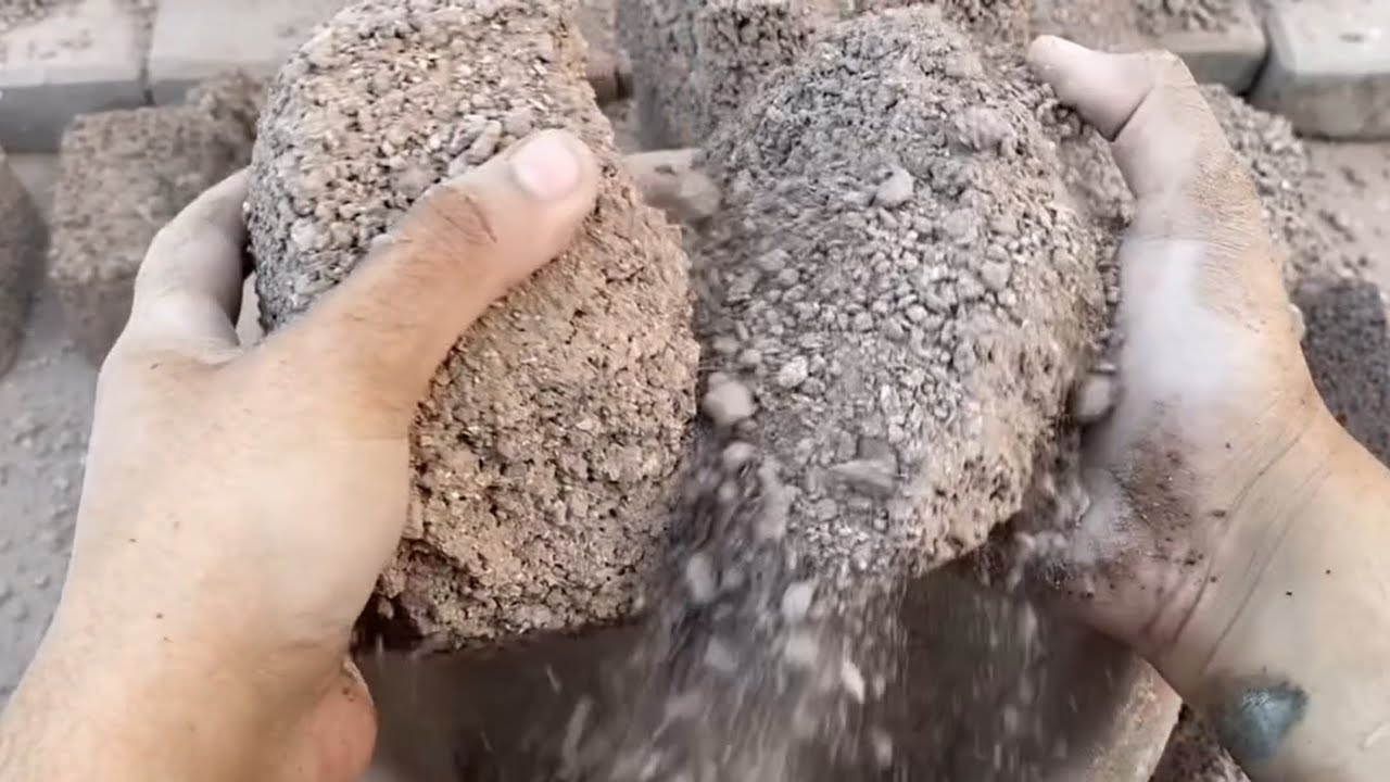 Stoney red sand dry claypot, water claypot & dry floor crumbling🌙❤/#asmr #relax #satisfying #crunch❤
