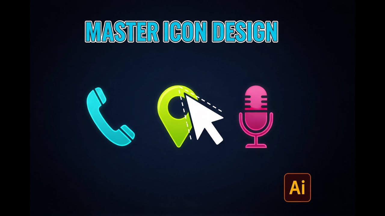 Adobe Illustrator Icon Design Tutorial: Create Pro Vector Icons Fast ...