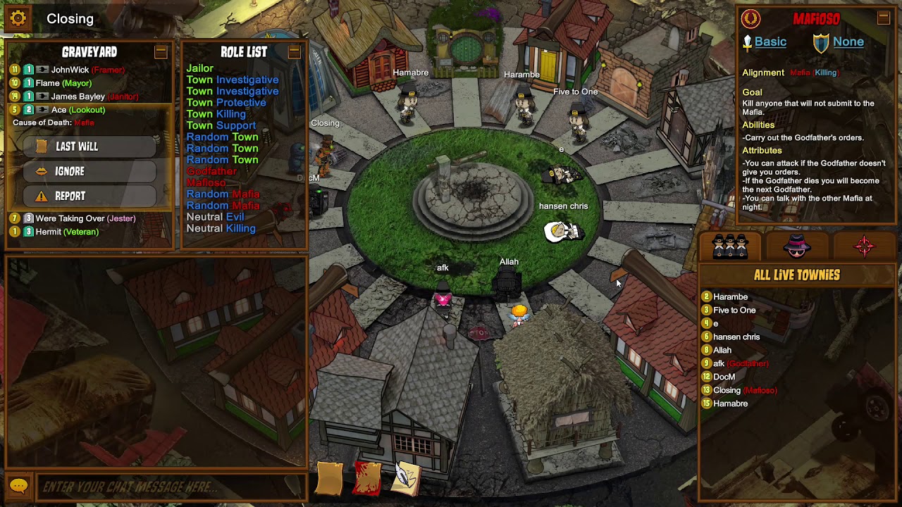 Town of Salem -- Godfather CARRIES Entire Mafia to Victory! [TOS / Gameplay  / Ranked Practice] 