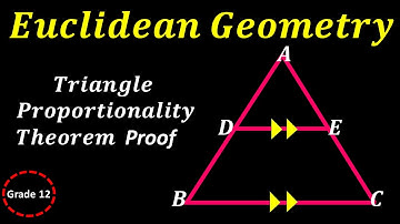 Theorem 1: Triangle Proportionality Proof I Euclidean Geometry
