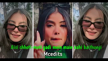 Aisi chhoti-moti gadi mein main nahi baithungi | Baby See main hoon South delhi ki | mcedits