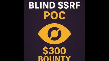 300 Dollar Bounty | Blind SSRF -POC
