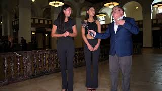 5'10' Models Livia and Julia interviewed @artheartsfashion casting for LAFW