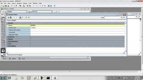 Oracle forms developing  -1