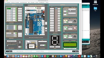 Simulate a button with an LED with the free Arduino Simulator