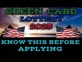 DV Lottery 2025: Increase Your Chance Of Winning The #greencard #dvlottery