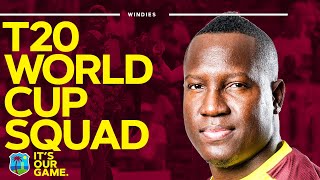 The West Indies Squad for the ICC Men&#39;s T20 World Cup! 🌴 🏆 #WIREADY | #MenInMaroon