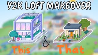 Y2K Loft + Starter Free House 💜💗 Toca Boca House Ideas 😍 Toca Life World