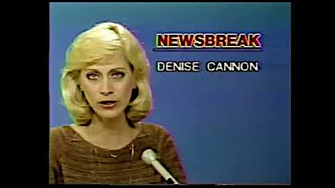 Newsbreak Denise Cannon WGN 1982 Tylenol Poisoning