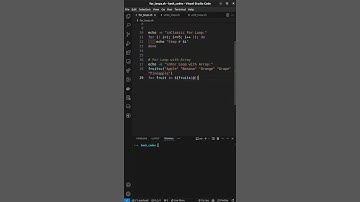 For Loops in Bash Scripting | #Shorts #bashscripting #coding #linux #programming  #code #terminal