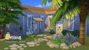 A Traveller’s Nostalgic Home 🧳✨| The Sims 4 | Stop Motion Build | No CC