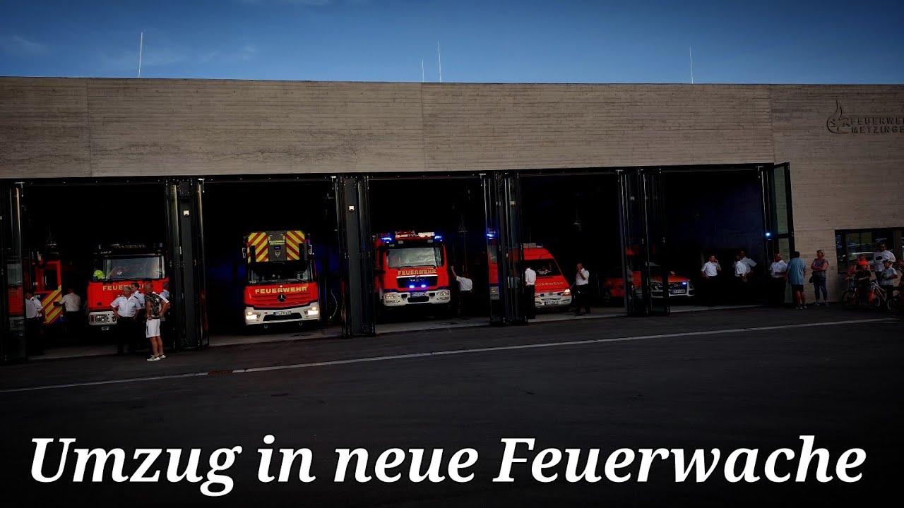 Pressluftkonzert - Umzug in neue Feuerwache Feuerwehr Metzingen und Neuhausen - WLFs !