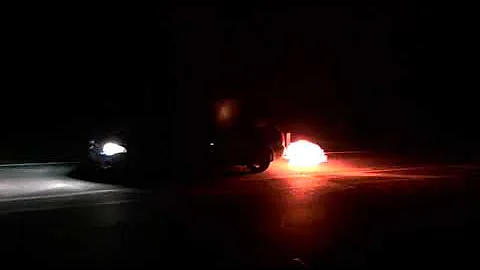 audi s4b5 singel turbo Antilag from hell