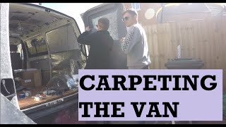 CAMPERVAN STRETCH CARPET INSTALL