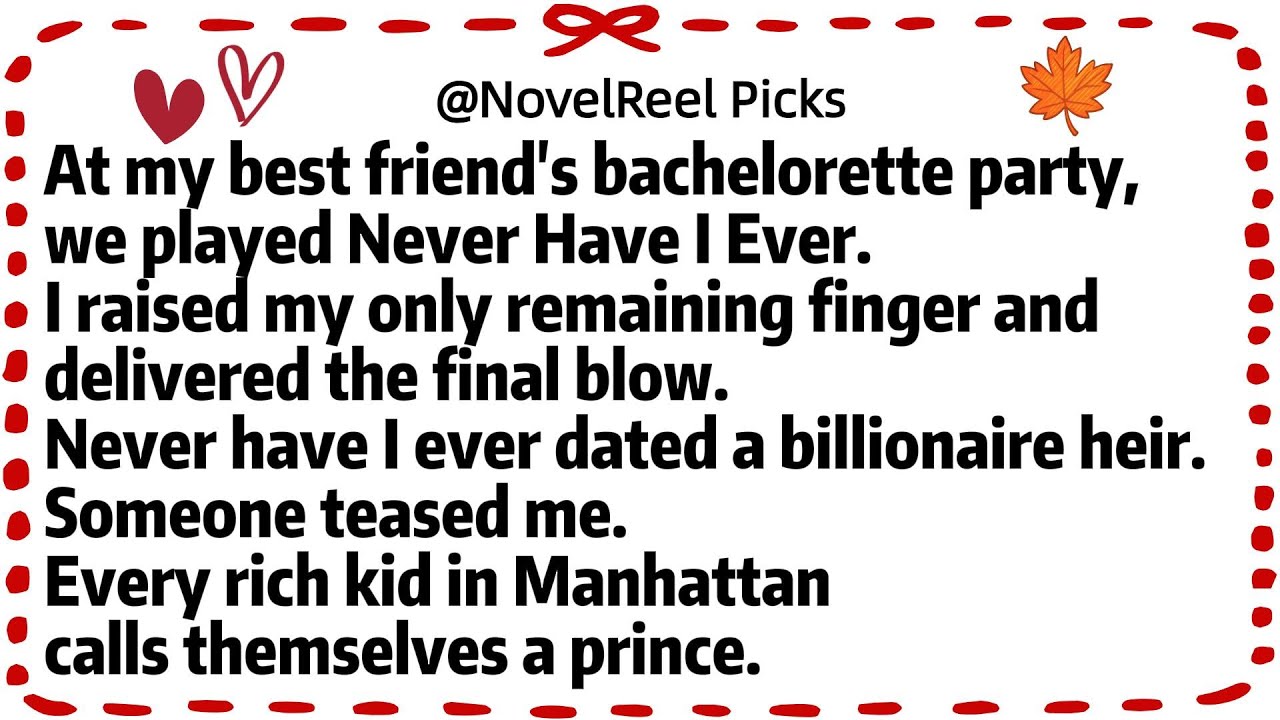 At my best friend's bachelorette party,we played Never Have I Ever.I raised my only remaining finger