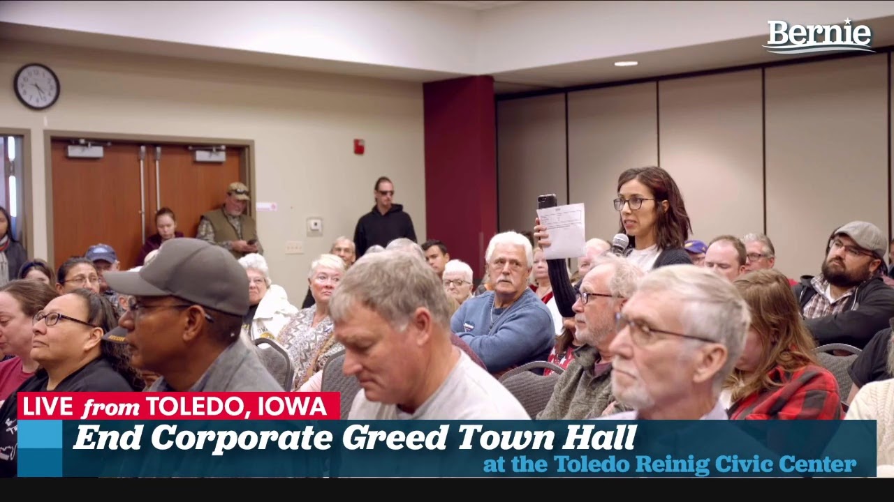 End Corporate Greed Town Hall Toledo, Iowa YouTube