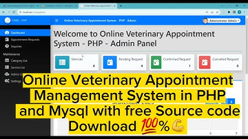 Online Veterinary Appointment Management System in PHP and MySQL